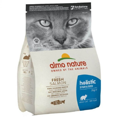 Almo Nature Holistic Sterilised gusto Salmone per Gatti Adulti