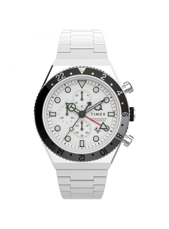 TIMEX Orologio Uomo Q-Timex GMT TW2V69900 da uomo