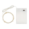 Luci di natale catena con Micro Led e filo in metallo a batteria per interno