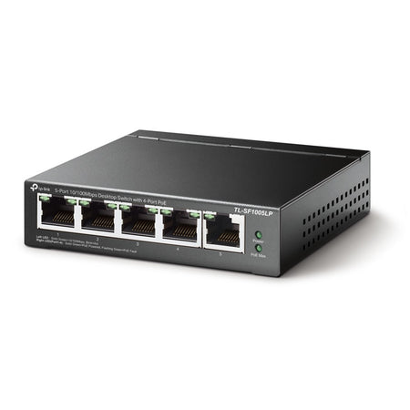 Switch Desktop 5 porte 10/100Mbps con 4-Port PoE TL-SF1005LP