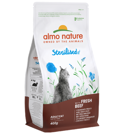 Almo Nature Holistic Sterilised gusto Manzo per Gatti Adulti