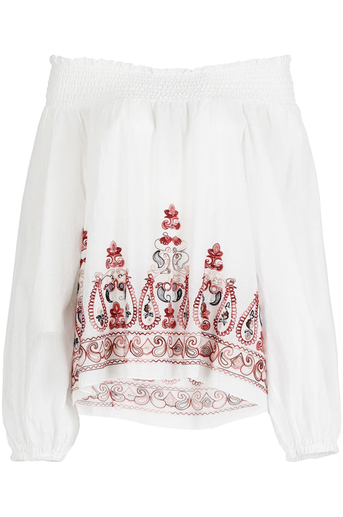 BLUSA CON SPALLE SCOPERTE
