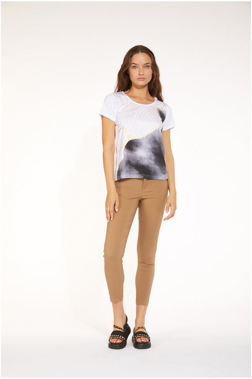 T SHIRT SFUMATURA DAVANTI