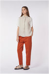 CAMICIA BIMATERIALE INCROCIO DIETRO