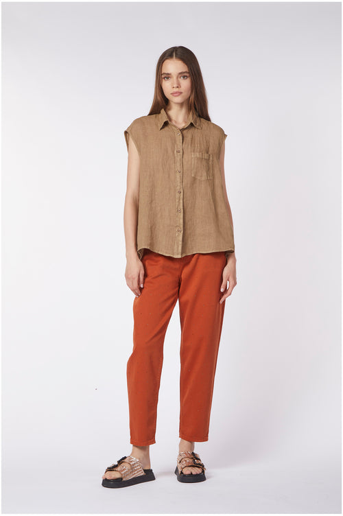CAMICIA SMANICATA