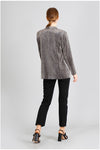 GIACCA COLLO SCIALLATO TESSUTO LUREX