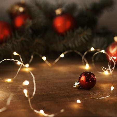 Luci di natale catena con Micro Led con controller Giochi luce filo in metallo