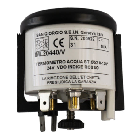 Strumento Temperatura Acqua VDO 24V 120 San Giorgio S.E.I.N