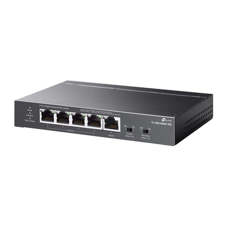 TP-Link 5-Porte Gigabit Desktop PoE+ Switch con 1-Port PoE++ In e 4-Port PoE+Out