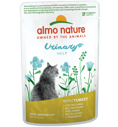 Almo Nature Bustina Urinary Help gusto Tacchino per Gatti Adulti 70gr