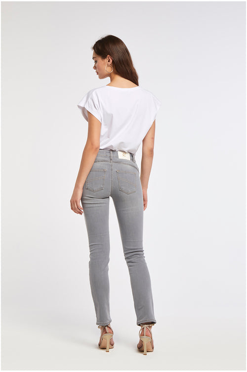 PANTALONE SLIM STRAS ALLE TASCHE