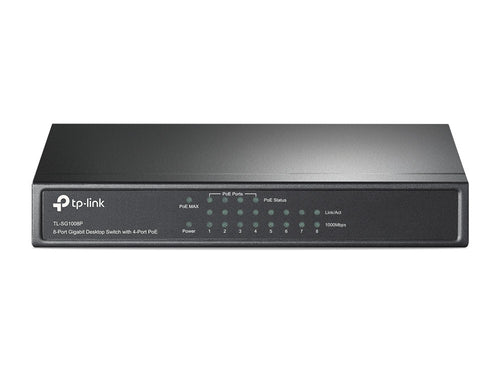 Desktop switch 8 porte gigabit 4 porte PoE 55W TL-SG1008P