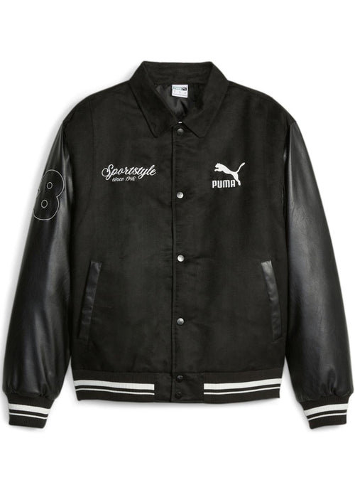 PUMA Giubbino Uomo puma 621788_varsity_jacket_nero da uomo