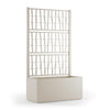 FIORIERA SEPARE' CON SPALLIERA ETHICA cm. 80x36x140H litri 80 Stefanplast