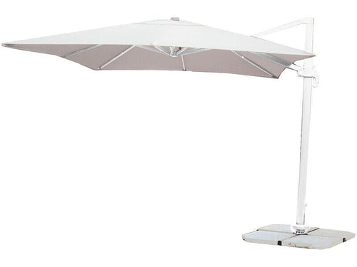 Ombrellone PARK Quadro Braccio laterale MT. 3x3 Bianco o Ecru' ARREDO GIARDINO