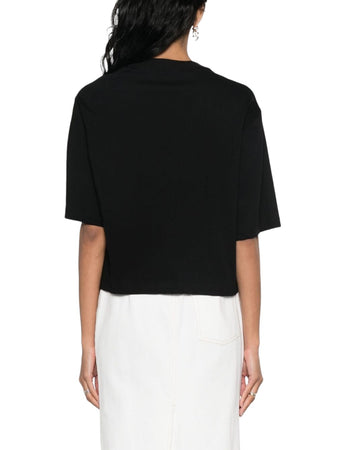 VERSACE JEANS COUTURE T-SHIRT Donna Versace Jeans Couture 76hahg01-cj00g-899 Nero da donna