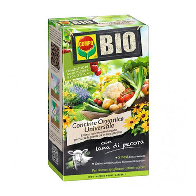 Concime Bio compo con Lana di Pecora Universale 2 kg