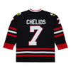 MITCHELL AND NESS Mitchell and Ness Blue Line Chris Chelios Chicago Blackhawks Dark Alternate 1997 Jersey da uomo