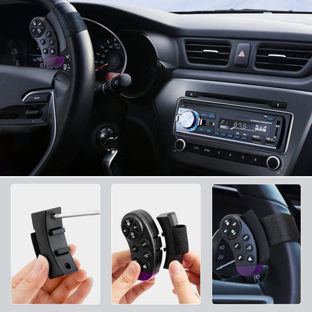 Radio per auto Bluetooth con vivavoce, Radio stereo 4 x 65W 1 ricevitore radio