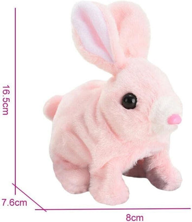 Giocattolo per bambini a forma di coniglio rosa rosa