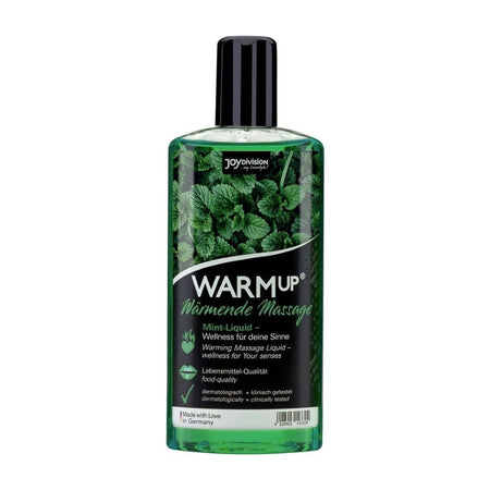 Olio per massaggio riscaldante WARMup alla Menta
