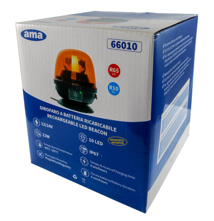 Lampeggiante LED a batteria 12-24V 28W