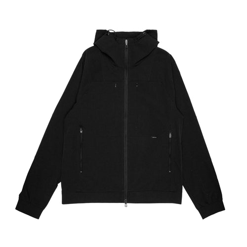 KRAKATAU Giacca Apex Hooded Jacket Black da uomo