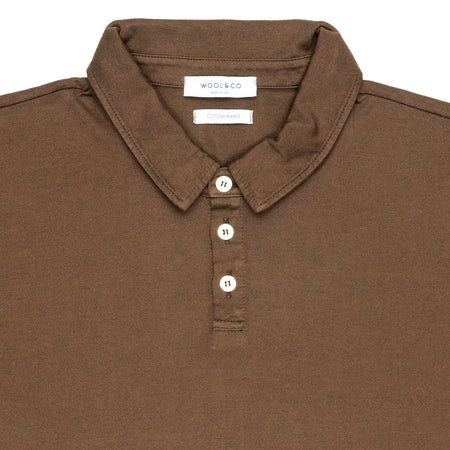 WOOL &amp; CO Polo Cotone Mako Colonial MM da uomo