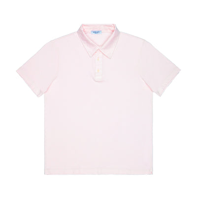 WOOL & CO Polo Jersey Cotone Pallido MM da uomo