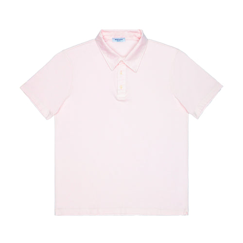 WOOL & CO Polo Jersey Cotone Pallido MM da uomo