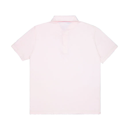 WOOL &amp; CO Polo Jersey Cotone Pallido MM da uomo