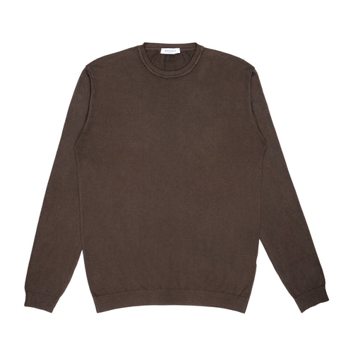 WOOL & CO Maglia Paricollo Filo Cotone Moka ML da uomo