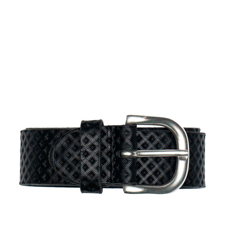 UNIFORM Cintura British Leather Belt Black da uomo