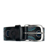 UNIFORM Cintura Borchie Ginza Leather Belt Black da uomo
