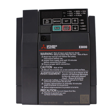 Inverter 0.4-0.75kW 380 Vac Profinet Modbus TCP IP20 2.1A Mitsubishi Electric
