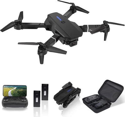 Drone con fotocamera, HD 4K Tempo di volo lungo, Quadricottero RC con borsa