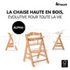 Seggiolone HAUCK Wood Baby Evolutive Alpha + / naturale