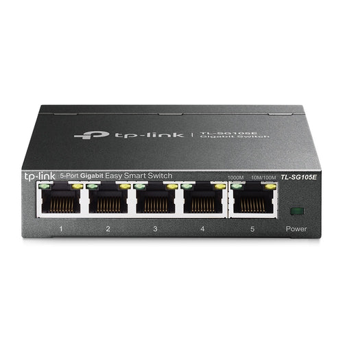 Switch Easy Smart con 5 Porte Gigabit TP-Link TL-SG105E