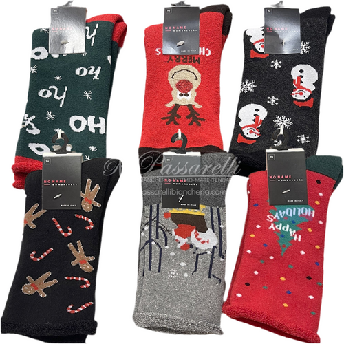 Mamma Mà 3 Calzini Invernale da Donna Xmas - Vari Disegni 2410S15