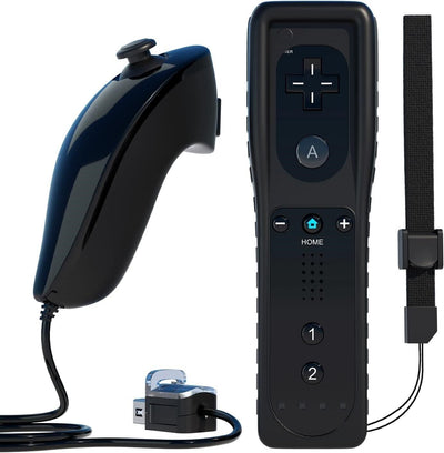 Controller e Nunchuck, Joystick di Gioco senza fili compatibile con Wii e Wii U
