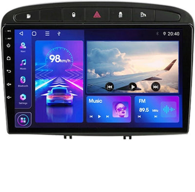 Android 12.0 Autoradio 2 Din Stereo per Peugeot 408 2010-2016 Car Tablet 9