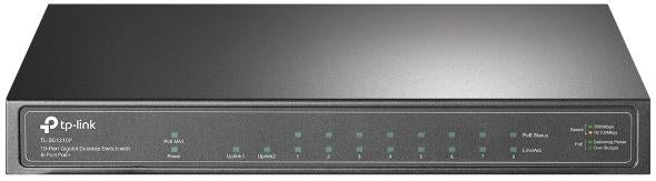 Switch 10 porte Gigabit 8 porte PoE+ 1 SFP TL-SG1210P