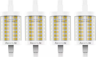 AscenLite R7S Lampadina LED 78MM, Luce Dimmerabile J78 Dimmerabile 15W