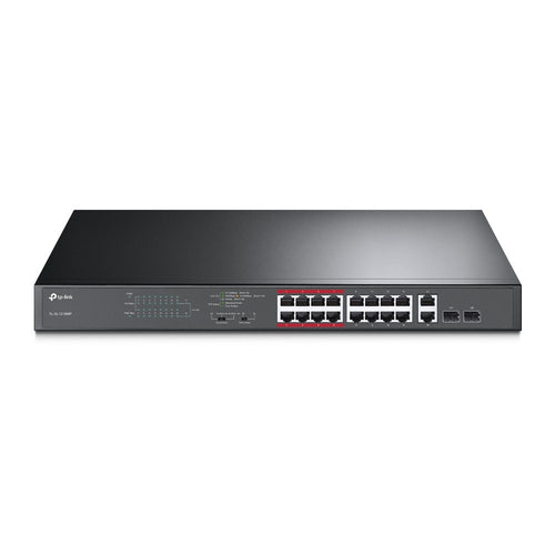 Switch 16 Porte PoE+ 10/100Mbps +2 Gigabit/SFP TL-SL1218MP