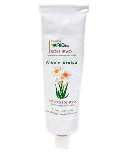 Crema Sollievo 75ml con base Arnica, tiglio, timo, zolfo, canfora + 10 erbe per donare sollievo dolori