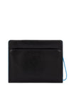 PIQUADRO Pochette in pelle con smartphone, AIRTAGÃâ€šÂ®CONNEQUÃâ€šÂ® Uomo piquadro ac5974b2vr-n Nero da uomo