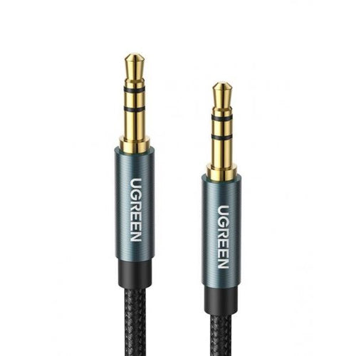 UGREEN Cavo Audio 3.5mm maschio a 3.5mm maschio- placcato in oro con case in metallo 2m (Blue)