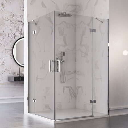 Box doccia due lati battenti 8 mm h195 anticalcare REGINA