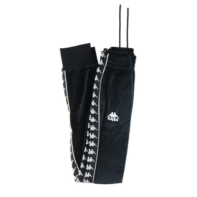 KAPPA Pantalone Tuta Felpato Uomo Authentic Ayne Black/white da uomo