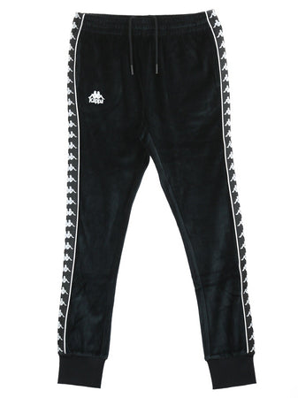 KAPPA Pantalone Tuta Felpato Uomo Authentic Ayne Black/white da uomo